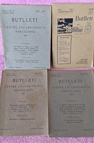 BUTLLETI DEL CENTRE EXCURSIONISTA BARCELONES 1916, 1924