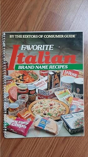 Seller image for Favorite Italian Brand Name Recipes for sale by Darby Jones