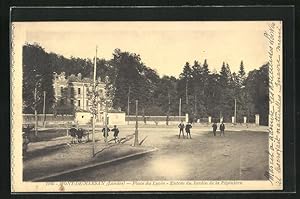 Carte postale Mont-de-Marsan, Place du Lycée, Entrée du Jardin de la Pépinière