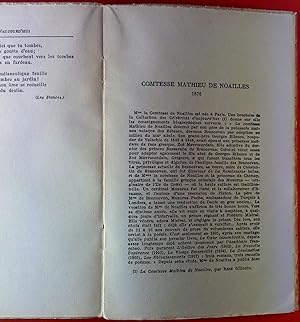 Bild des Verkufers fr Potes d`Aujourd`hui II. Morceaux Choisis. Accompagns de Notices biographiques et d`un Essai de Bibliographie. zum Verkauf von biblion2