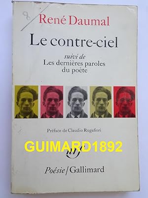 Seller image for Le Contre-ciel for sale by Librairie Michel Giraud