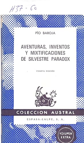 Imagen del vendedor de AVENTURAS, INVENTOS Y MIXTIFICACIONES DE SILVESTRE PARADOX a la venta por Libreria 7 Soles