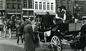 Belgium Bruges Historical Flemish City Horse Carriage Old Photo Deplechin 1970
