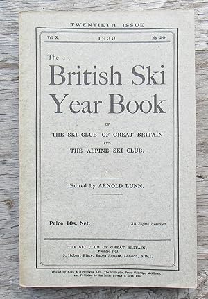 British Ski Year Book 1939 Volume X No. 20