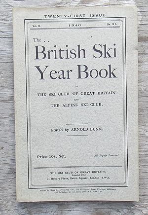 British Ski Year Book 1940 Volume X No. 21