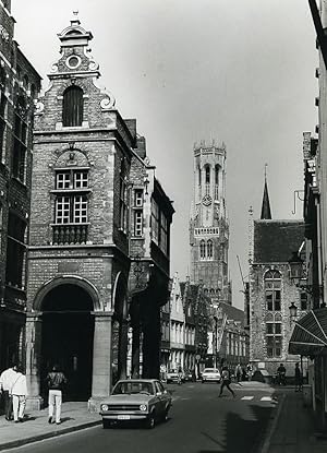 Belgium Bruges Historical Flemish City Belfry Old Art Photo Deplechin 1970