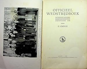 OFFICIEEL WEDSTRIJDBOEK INT. MEESTERTOURNOOI ZANDVOORT 1936