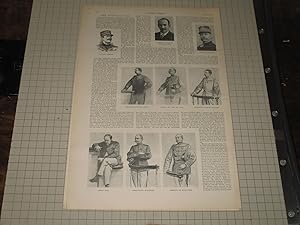 Seller image for 1898 Harper's Weekly Article on the Dreyfus Affair - The Alfred Dreyfus Trial with Portraits of Main Characters for sale by rareviewbooks
