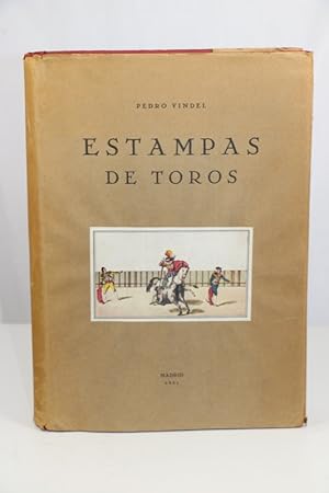 Bild des Verkufers fr Estampas de toros. Reproduccion y descripcion de las mas importantes publicadas en los siglos XVIII y XIX relativas a la Fiesta Nacional, con una introduccion de Gregorio Corrochano. zum Verkauf von Librairie Le Trait d'Union sarl.