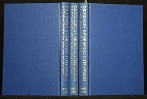 Immagine del venditore per Dictionary of oriental Literatures. Set of 3 Vols. - 1: East Asia. - 2. South and South-East Asia. - 3. West Asia and North Africa. venduto da Antiquariat  Braun