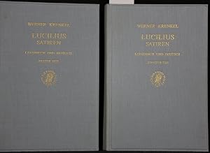 Luicilius Satiren. Lateinisch und Deutsch. 2 Bände.