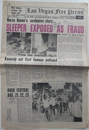 Las Vegas Free Press. August 19, 1970. Vol. 1. No. 33