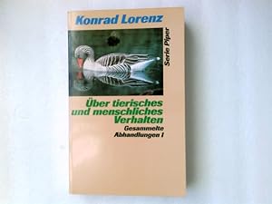 Seller image for ber tierisches und menschliches Verhalten I: Aus dem Werdegang der Verhaltenslehre. for sale by Antiquariat Buchhandel Daniel Viertel