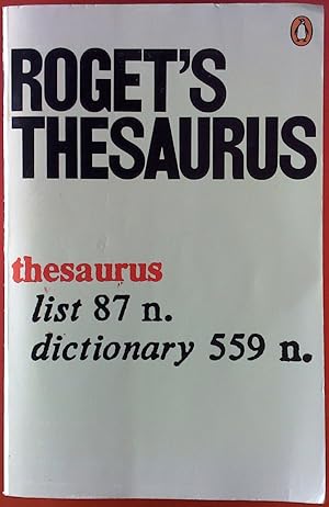 Seller image for Rogets Thesaurus Of English Words And Phrases. New Edition Completely Revised, Modernized and Abridged for sale by biblion2