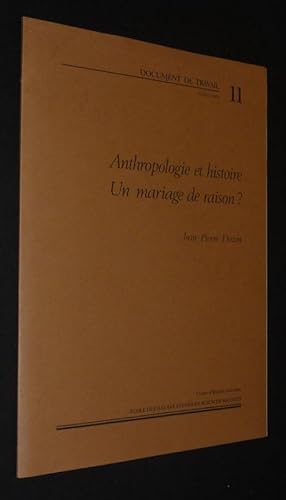 Seller image for Anthropologie et histoire, un mariage de raison ? for sale by Abraxas-libris