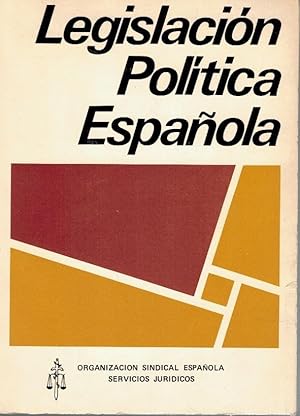 Imagen del vendedor de LEGISLACIN POLTICA ESPAOLA a la venta por Librera Dilogo