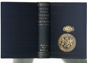 Seller image for English Men of Letters Vol 8, Defoe, Sterne, Hawthorne for sale by Roger Lucas Booksellers
