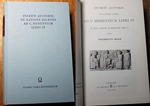 Incerti auctoris de ratione dicendi ad C. Herennium libri IV (M. Tulli Ciceronis ad Herennium lib...