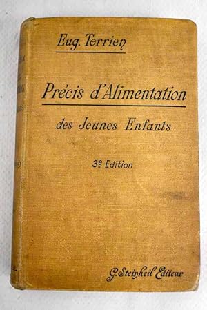 Seller image for Prcis d'alimentation des jeunes enfants for sale by Alcan Libros