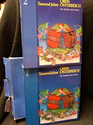 Bild des Verkufers fr 2 Bde. Tausend Jahre Obersterreich. Das Werden eines Landes. zum Verkauf von Kunsthandlung Rainer Kirchner