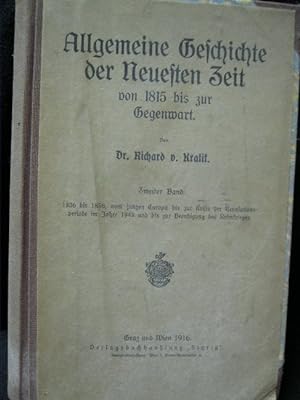 2. Band, Allgemeine Geschichte der neuesten Zeit von 1815 bis zur Gegenwart 1836 bis 1856, vom ju...