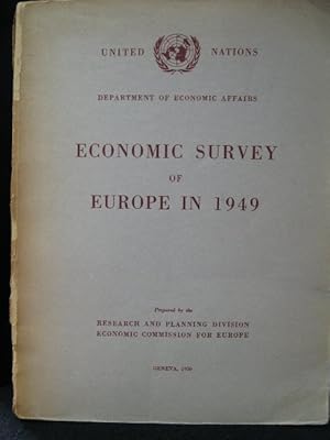 Economic Survey of Europe in 1949. United nations Department of Economic Affairs.