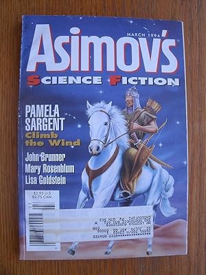 Bild des Verkufers fr Asimov's Science Fiction March 1994 zum Verkauf von Scene of the Crime, ABAC, IOBA