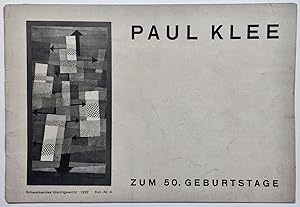 Katalog der Ausstellung Paul Klee : Aquarelle aus den Jahren 1920-1929, Dauer vom 1. Februar bis ...