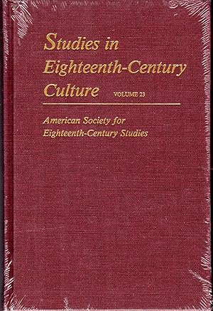 Seller image for Studies in Eighteenth-Century Culture: Volume 23 for sale by Dorley House Books, Inc.
