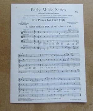 Seller image for Five Pieces for Four Viols; Oxford Early Music Series EM 14 for sale by BRIMSTONES