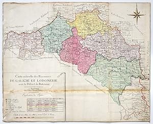Carte nouvelle des Royaumes de Galizie et Lodomerie avec le District de Bukowine a Augsbourg ches...