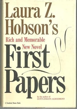 Immagine del venditore per FIRST PAPERS venduto da Gibson's Books