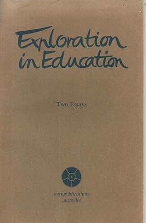 Imagen del vendedor de Exploration in Education. Two Essays a la venta por Otia antiquariaat