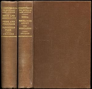 Seller image for The Novels of Jane Austen | The Text Based on Early Collation of the Early Editions by R. W. Chapman. With Notes Indexes and Illustrations from Contemporary Sources | Sense and Sensibility, Pride and Prejudice, Mansfield Park, Emma, Northanger Abbey and Persuasion, Minor Works (5 Volumes Bound in 2) for sale by Little Stour Books PBFA Member