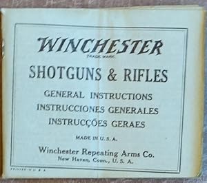 Imagen del vendedor de Winchester Shotguns & Rifles General Instructions a la venta por Faith In Print