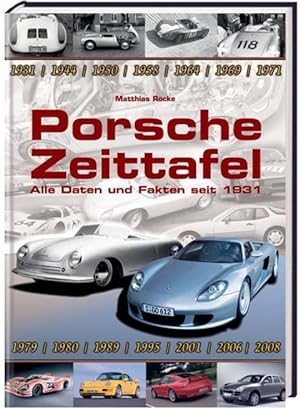 Seller image for Porsche Zeittafel - Alle Daten und Fakten seit 1931. for sale by artbook-service