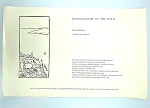 Hyalography of the Bath [Broadside]