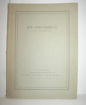 450 Inkunabeln aus 150 Pressen