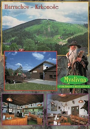 Myslivna Restaurace Harrachov Krkonose Czechia Postcard