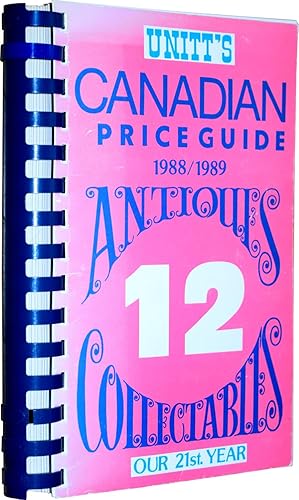 Unitt's Canadian Price Guide Antiques Collectables #12 1988/1989