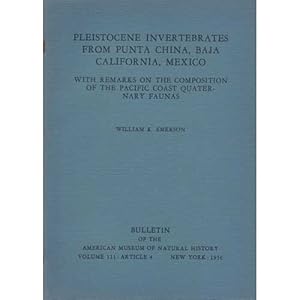 Seller image for Pleistocene Invertebrates from Punta China, Baja California, Mexico for sale by Buteo Books