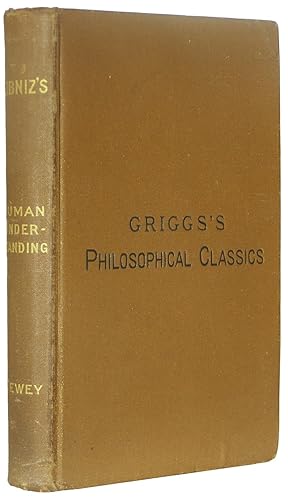 Bild des Verkufers fr Leibniz's New Essays concerning the Human Understanding, A Critical Exposition. zum Verkauf von Athena Rare Books  ABAA