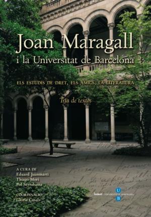 Imagen del vendedor de Joan Maragall i la Universitat de Barcelona a la venta por Midac, S.L.