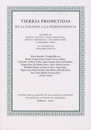 Imagen del vendedor de TIERRAS PROMETIDAS. DE LA COLONIA A LA INDEPENDENCIA a la venta por Midac, S.L.