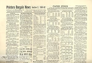Bild des Verk�ufers f�r PRINTERS BARGAIN NEWS zum Verkauf von Oak Knoll Books, ABAA, ILAB