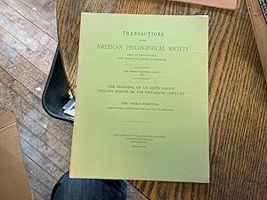 Seller image for The training of an elite group: English bishops in the fifteenth century (Transactions of the American Philosophical Society) for sale by Riverow Bookshop
