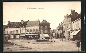 Carte postale Villenauxe, La Place