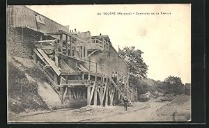 Carte postale Voutré, Chantiers de la Kabylie