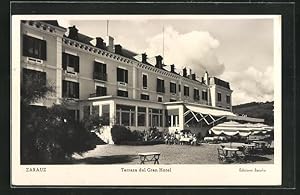 Postal Zarauz, Terraza del Gran Hotel