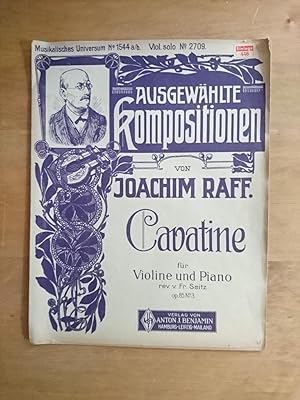 Cavatine - Für Violine und Piano rev. v. Fr. Seitz - Op 85 - No. 3
